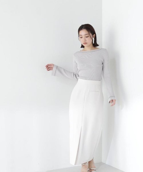 シアーラインフレアカフスニット 人気・おすすめ｜使いやすい・旅行におすすめ 品質保証 全国発送 在庫限り