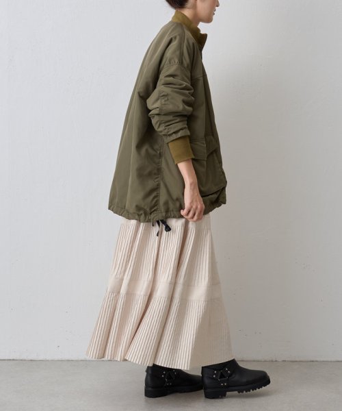 プリーツティアードスカート 