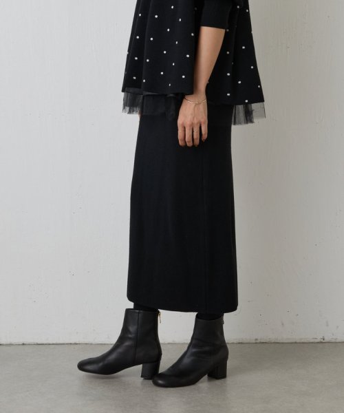 《着回しも出来る》チュチュニットスカート 中性洗剤使用 蛍光増白剤禁止