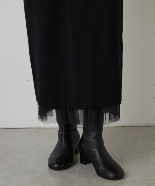 《着回しも出来る》チュチュニットスカート 中性洗剤使用 蛍光増白剤禁止