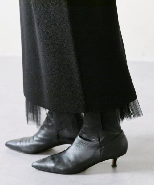 《着回しも出来る》チュチュニットスカート 中性洗剤使用 蛍光増白剤禁止