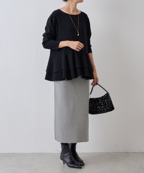 《着回しも出来る》チュチュニットスカート 中性洗剤使用 蛍光増白剤禁止