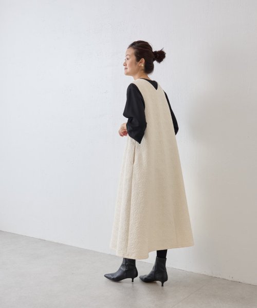 コットンジャガードワンピース 