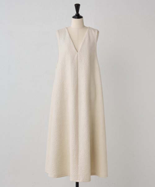 コットンジャガードワンピース 