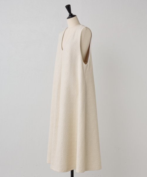 コットンジャガードワンピース 