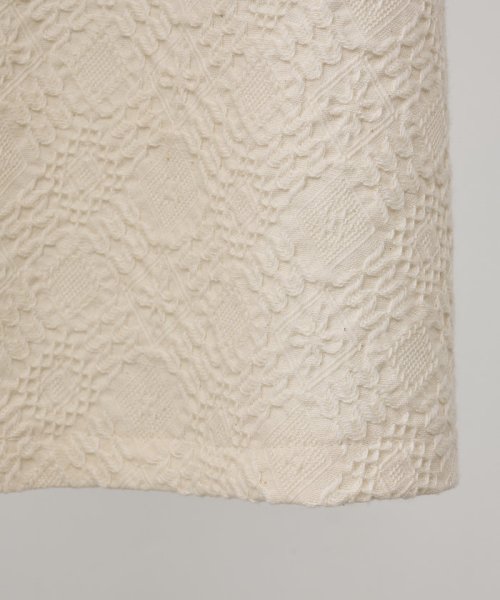 コットンジャガードワンピース 