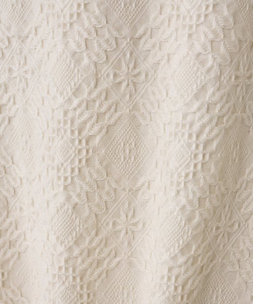 コットンジャガードワンピース 