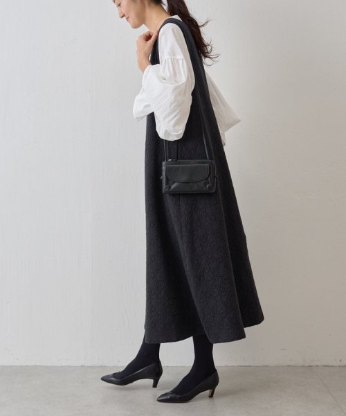 コットンジャガードワンピース 