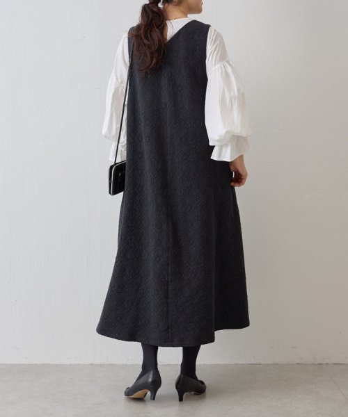 コットンジャガードワンピース 