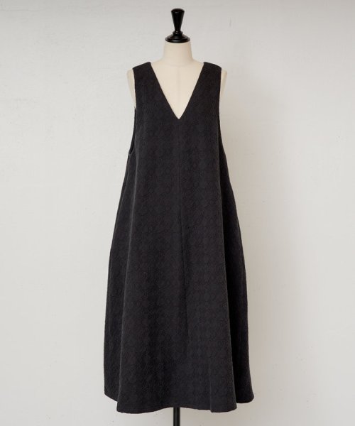 コットンジャガードワンピース 