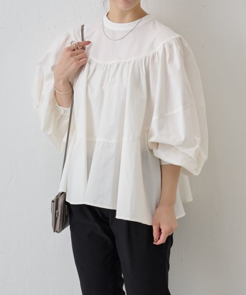 《LIVETART》マルヨークブラウス LIVETART 着用時