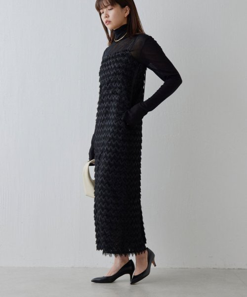 ジャガードキャミワンピース 