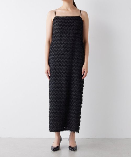 ジャガードキャミワンピース 