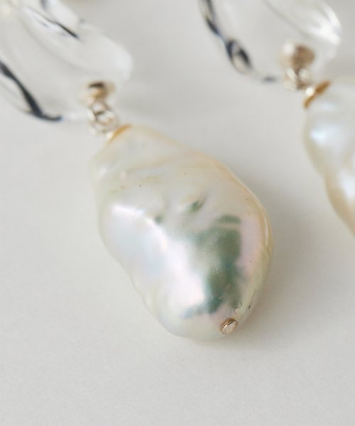 【Lemme×2.718】Glassバロックパールピアス 人気・おすすめ｜使いやすい・旅行におすすめ 品質保証 全国発送 日本国内発送・最短翌日お届け