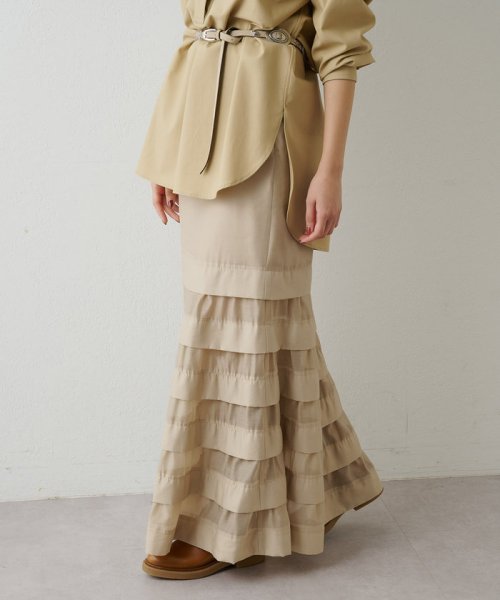 オーガンジーマーメイドスカート２ 