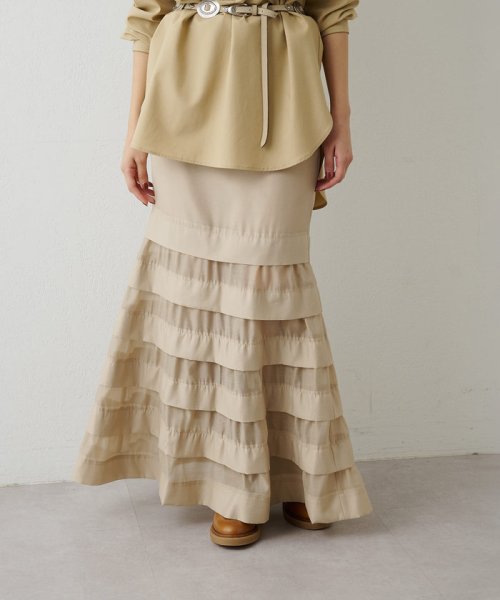 オーガンジーマーメイドスカート２ 