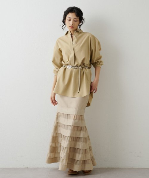 オーガンジーマーメイドスカート２ 