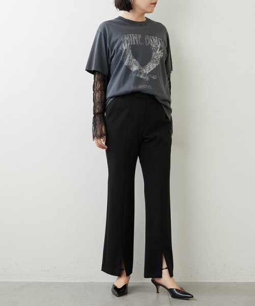 フロントスリットパンツ M～L｜着用サイズ