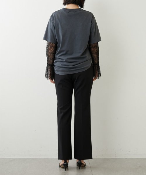 フロントスリットパンツ M～L｜着用サイズ