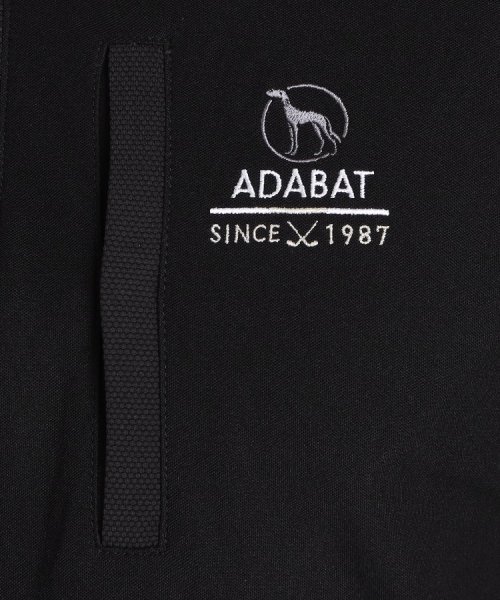 adabat(アダバット)/【吸水速乾／UV】異素材組み合わせ 長袖ハーフジッププルオーバー/img11