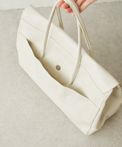 【Hoaw.】フラップボストンバッグ Hoaw