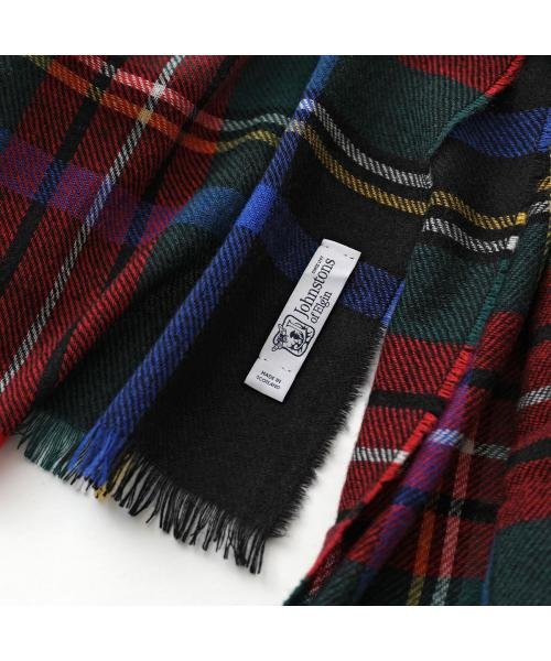 JOHNSTONS 大判 ストール WA1174 マフラー チェック柄 wa001174 JOHNSTONS 大判 ストール WA1174 チェック柄