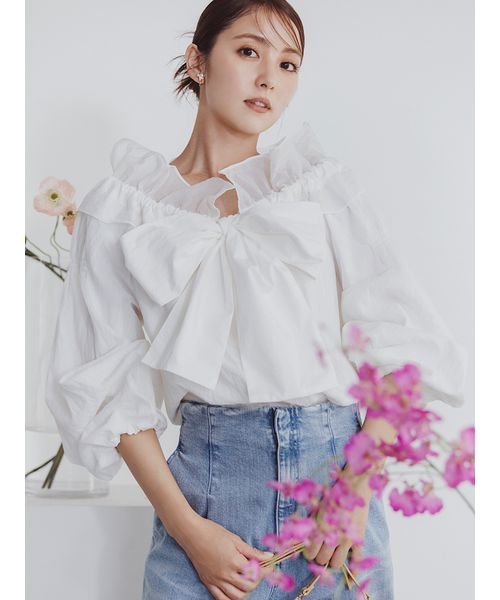 ハイウエストワイドデニムパンツ 予めご了承ください