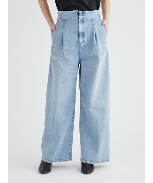 ハイウエストワイドデニムパンツ 予めご了承ください