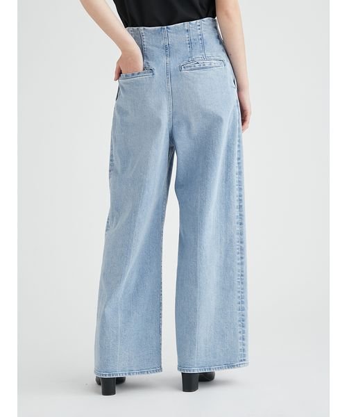 ハイウエストワイドデニムパンツ 予めご了承ください