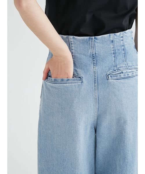 ハイウエストワイドデニムパンツ 予めご了承ください