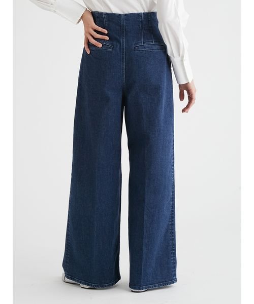 ハイウエストワイドデニムパンツ 予めご了承ください