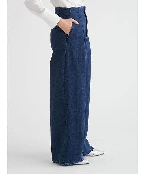 ハイウエストワイドデニムパンツ 予めご了承ください