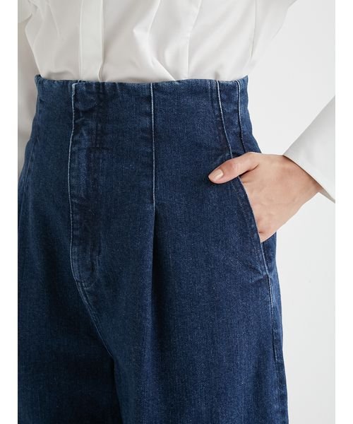 ハイウエストワイドデニムパンツ 予めご了承ください