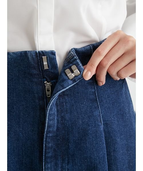 ハイウエストワイドデニムパンツ 予めご了承ください