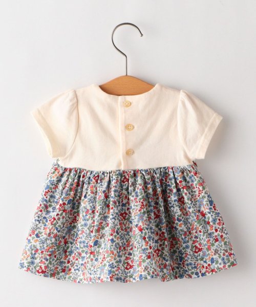 SHIPS KIDS(シップスキッズ)/SHIPS KIDS:70～80cm / フラワー 半袖 セット ロンパース/img02