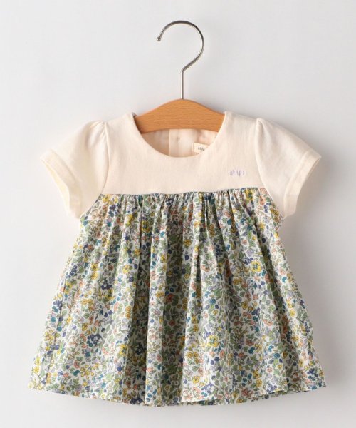 SHIPS KIDS(シップスキッズ)/SHIPS KIDS:70～80cm / フラワー 半袖 セット ロンパース/img15