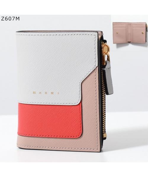 MARNI 二つ折り財布 PFMO0054U1 LV520 ロゴ MARNI 二つ折り財布 PFMO0054U1 LV520