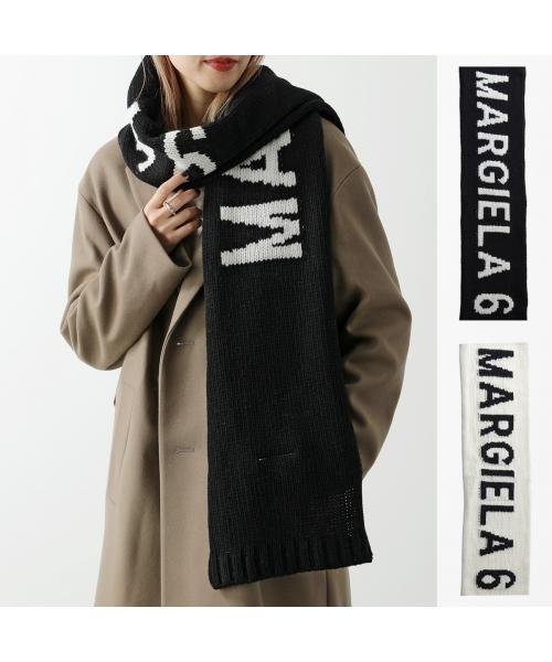 MM6 Maison Margiela(MM６　メゾンマルジェラ)/MM6 KIDS マフラー M60278 MM074 ニット ロゴ/img01