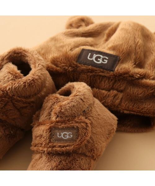 UGG(UGG)/UGG BABY シューズ ニット帽 1120951 ファー クマ耳 ロゴ/img05