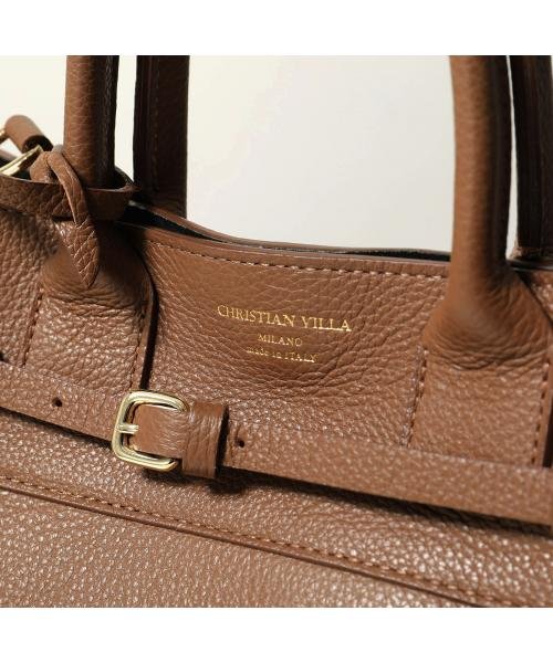 CHRISTIAN VILLA トートバッグ 5147 ベルト ポーチ付 CHRISTIAN VILLA トートバッグ ベルト