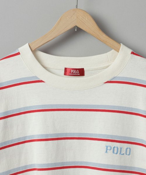 coen(coen)/POLO BCS(ポロ・ビーシーエス)別注マルチボーダーロングスリーブTシャツ/img09