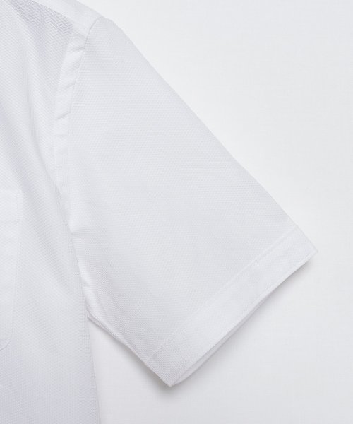 D'URBAN(ダーバン)/ホワイトカラミ調ドビーシャツ(ワイドスナップ)/img03