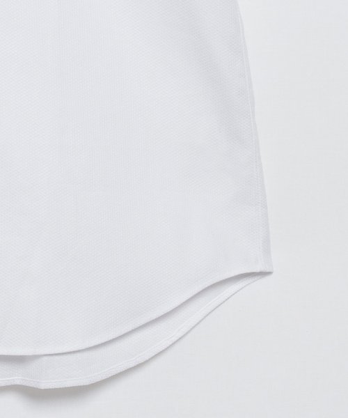 D'URBAN(ダーバン)/ホワイトカラミ調ドビーシャツ(ワイドスナップ)/img04