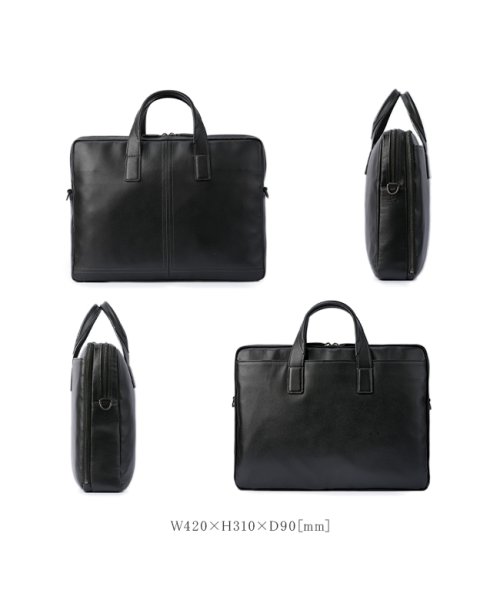 LANVIN COLLECTION(ランバン コレクション)/ランバンコレクション ビジネスバッグ ブリーフケース メンズ レザー 本革 撥水 防水 日本製 A4 B4 2WAY LANVIN COLLECTION 286/img04