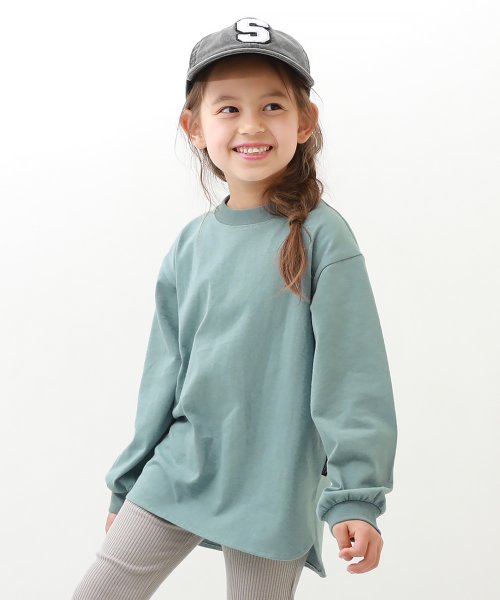 devirock(デビロック)/無地 ヘビーウェイト ロング丈 長袖Tシャツ 子供服 キッズ ベビー 女の子 トップス 長袖Tシャツ ロンT 綿100% 吸汗/img16