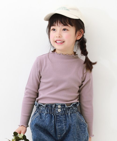 devirock(デビロック)/メロウリブ長袖Tシャツ 子供服 キッズ 女の子 トップス 長袖Tシャツ ロンT /img14