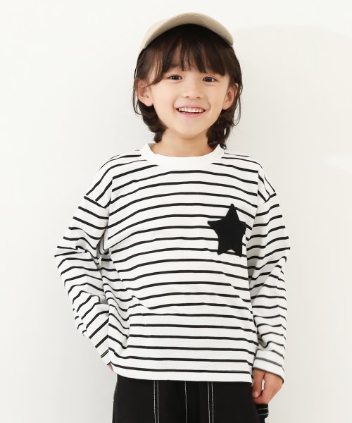 devirock(デビロック)/名札穴あかない 長袖Tシャツ 子供服 キッズ ベビー 男の子 女の子 トップス 長袖Tシャツ ロンT 新学期グッズ 入園 入学 通園 通学/img17