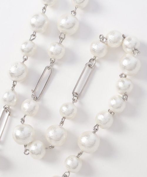 コットンパールネックレス 