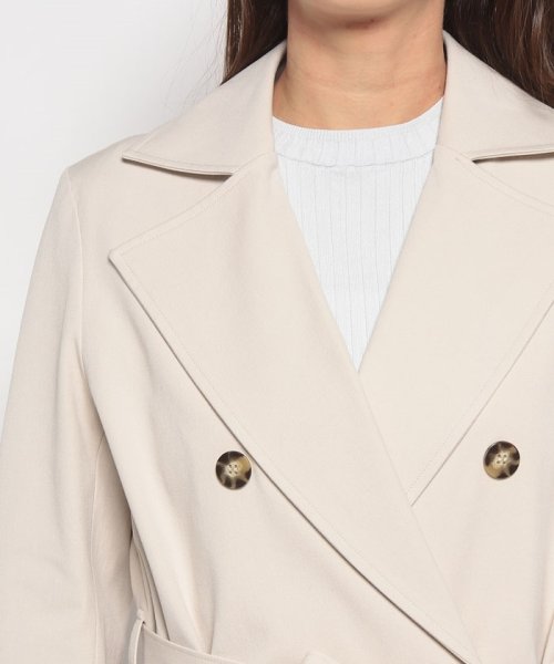 レーヨンコットンツイル トレンチコート 