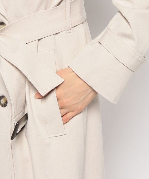 レーヨンコットンツイル トレンチコート 